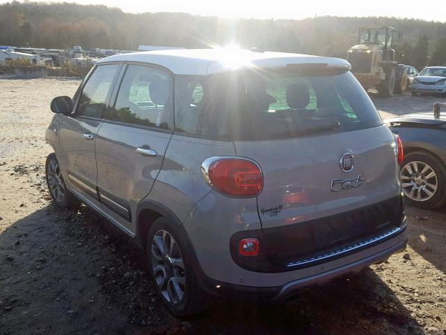 ZFBCFADH4GZ037627 - 2016 FIAT 500L TREKK TAN photo 3