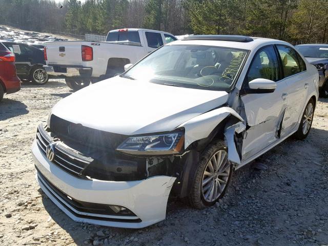 3VWL07AJXGM384063 - 2016 VOLKSWAGEN JETTA SEL WHITE photo 9