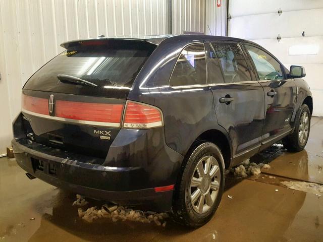 2LMDU88C58BJ02391 - 2008 LINCOLN MKX BLACK photo 4