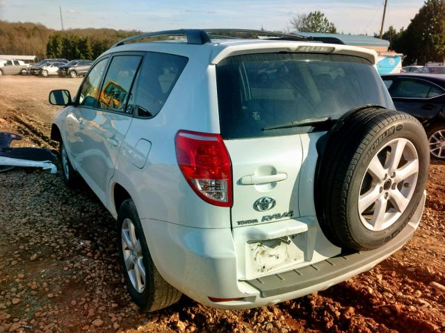 JTMZK31V485017041 - 2008 TOYOTA RAV4 LIMIT WHITE photo 3