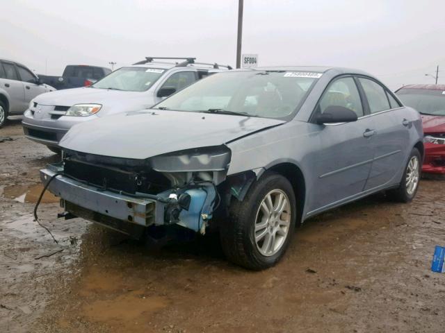 1G2ZF58B574168443 - 2007 PONTIAC G6 VALUE L BLUE photo 2