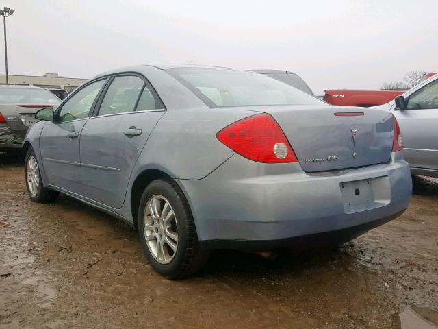 1G2ZF58B574168443 - 2007 PONTIAC G6 VALUE L BLUE photo 3