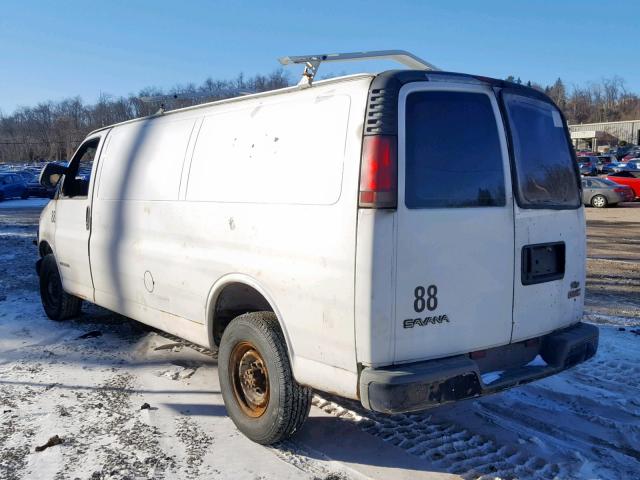 1GTHG39R111163141 - 2001 GMC SAVANA G35 WHITE photo 3