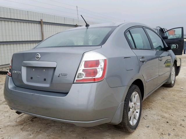 3N1AB61E48L647577 - 2008 NISSAN SENTRA 2.0 GRAY photo 4