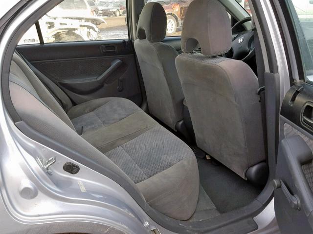 1HGES16345L024655 - 2005 HONDA CIVIC DX V SILVER photo 6