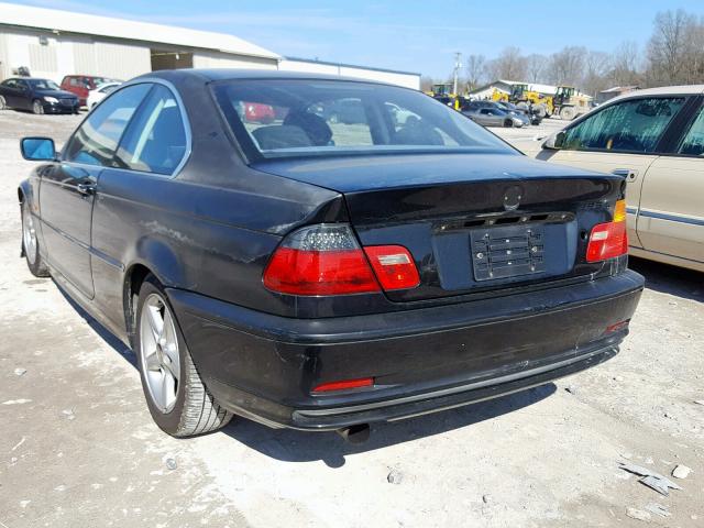 WBABN33431JW50735 - 2001 BMW 325 CI BLACK photo 3