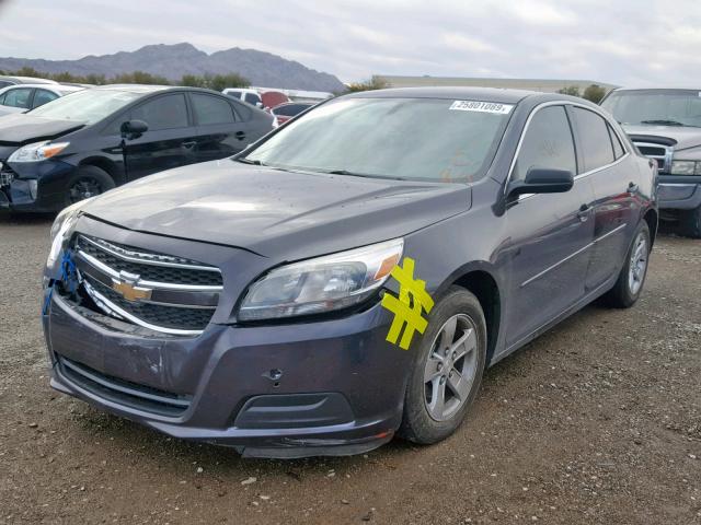 1G11B5SA0DF338320 - 2013 CHEVROLET MALIBU LS GRAY photo 2