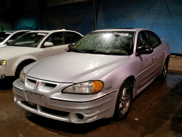 1G2NW52E23C281509 - 2003 PONTIAC GRAND AM G SILVER photo 2