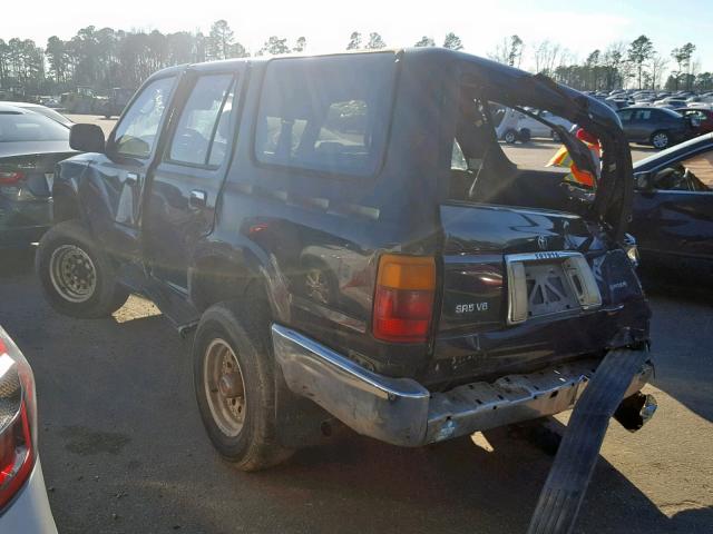 JT3VN39W2N8037905 - 1992 TOYOTA 4RUNNER VN BLACK photo 3