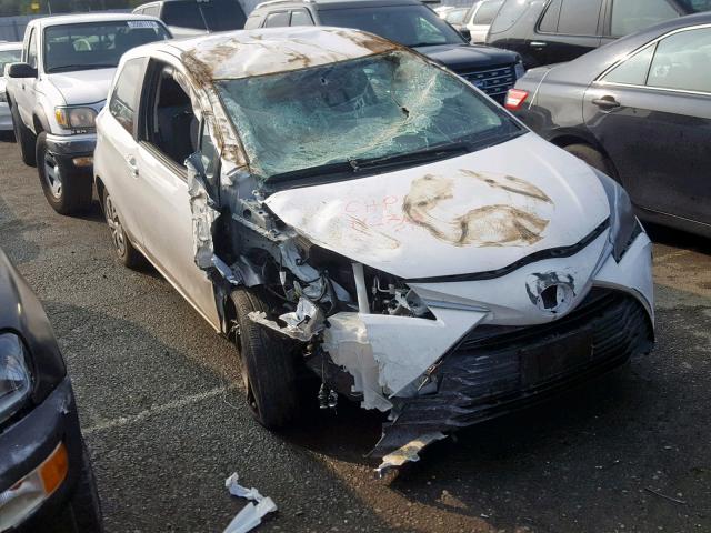 VNKJTUD34JA093048 - 2018 TOYOTA YARIS L WHITE photo 1