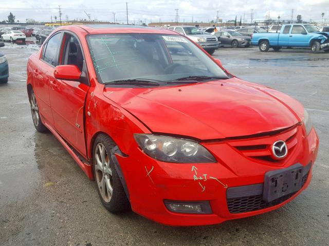 JM1BK324371645301 - 2007 MAZDA 3 S RED photo 1