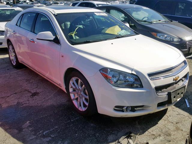 1G1ZK57718F274052 - 2008 CHEVROLET MALIBU LTZ WHITE photo 1