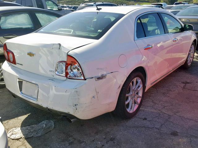 1G1ZK57718F274052 - 2008 CHEVROLET MALIBU LTZ WHITE photo 4