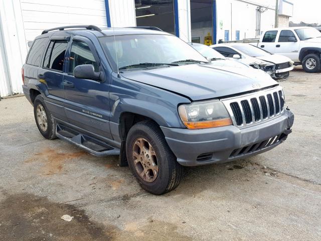 1J4GW48S52C291181 - 2002 JEEP GRAND CHER BLUE photo 1