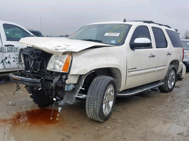 1GKFC13068R204395 - 2008 GMC YUKON WHITE photo 2