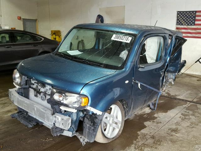 JN8AZ2KR3ET352159 - 2014 NISSAN CUBE S TEAL photo 2