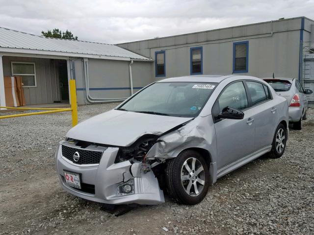 3N1AB6APXCL735009 - 2012 NISSAN SENTRA 2.0 SILVER photo 2