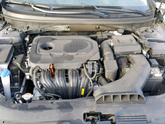 5NPE34AF6JH638829 - 2018 HYUNDAI SONATA SPO GRAY photo 7