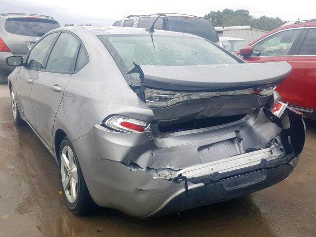 1C3CDFBB7GD538351 - 2016 DODGE DART SXT GRAY photo 3