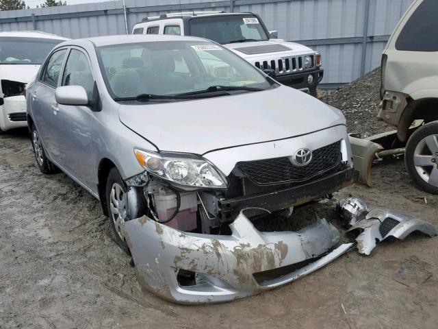 2T1BU4EE9AC233097 - 2010 TOYOTA COROLLA BA SILVER photo 1