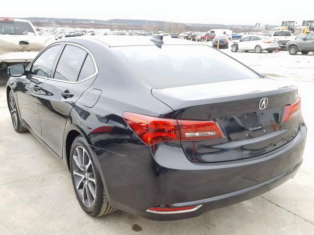 19UUB2F51FA002838 - 2015 ACURA TLX TECH შავი ფოტო 3