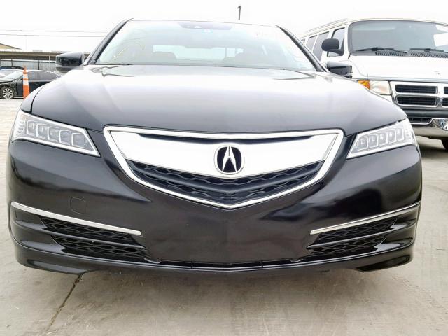 19UUB2F51FA002838 - 2015 ACURA TLX TECH შავი ფოტო 9
