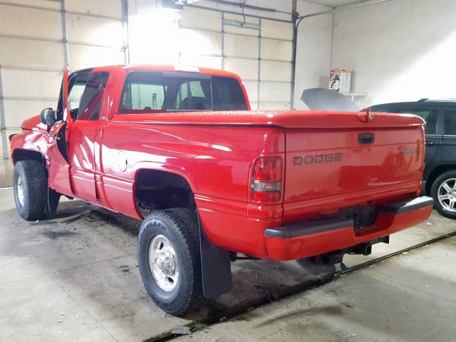 3B7KF23622M315630 - 2002 DODGE RAM 2500 RED photo 3