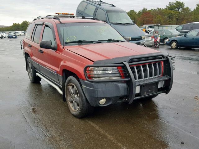 1J4GW48S94C259871 - 2004 JEEP GRAND CHER BURGUNDY photo 1