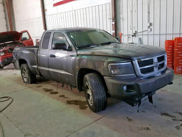 1D7RW3BP5AS223390 - 2010 DODGE DAKOTA SXT GRAY photo 1