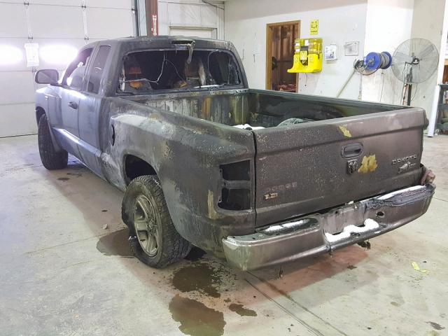 1D7RW3BP5AS223390 - 2010 DODGE DAKOTA SXT GRAY photo 3