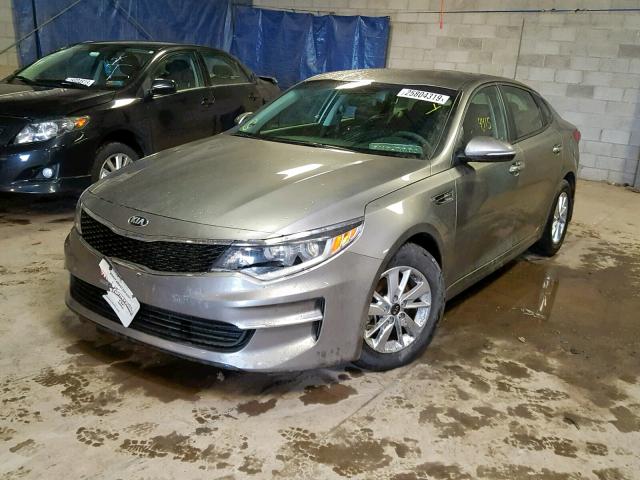 5XXGT4L35JG240258 - 2018 KIA OPTIMA LX GRAY photo 2