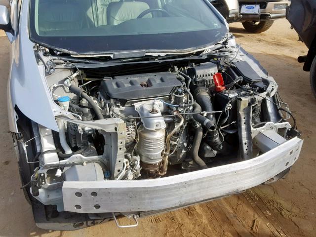 2HGFB2F94CH551054 - 2012 HONDA CIVIC EXL SILVER photo 9