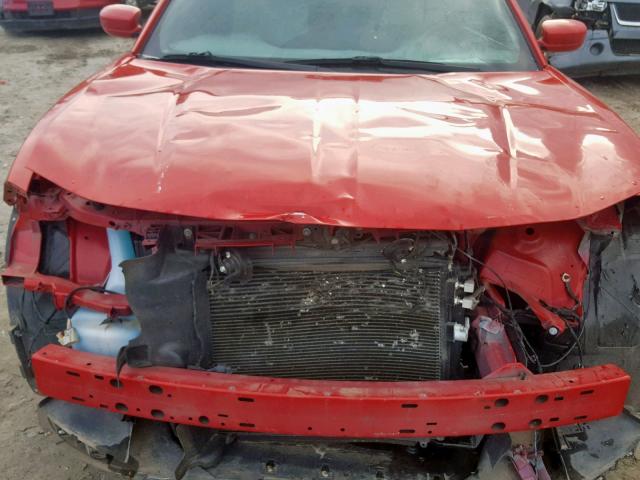 2C3CDXHG5FH738168 - 2015 DODGE CHARGER SX RED photo 7