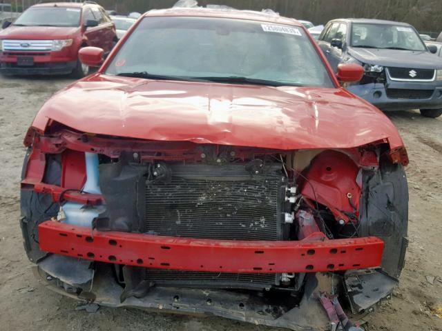 2C3CDXHG5FH738168 - 2015 DODGE CHARGER SX RED photo 9