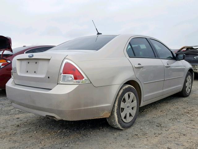 3FAHP06Z89R217612 - 2009 FORD FUSION S TAN photo 4