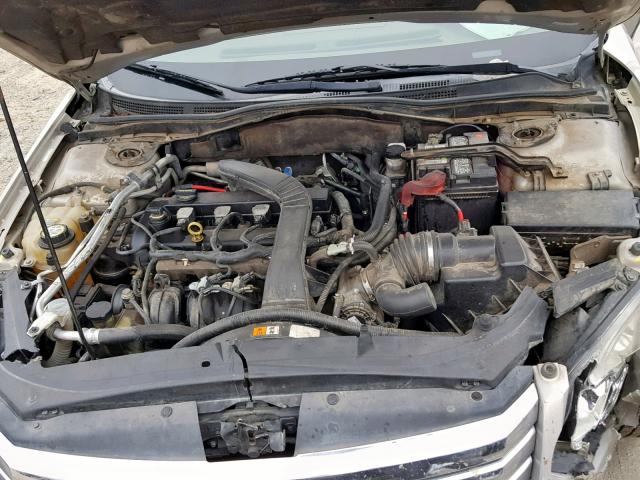 3FAHP06Z89R217612 - 2009 FORD FUSION S TAN photo 7