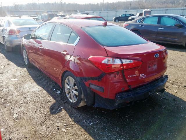 KNAFX4A82F5267568 - 2015 KIA FORTE EX  photo 3