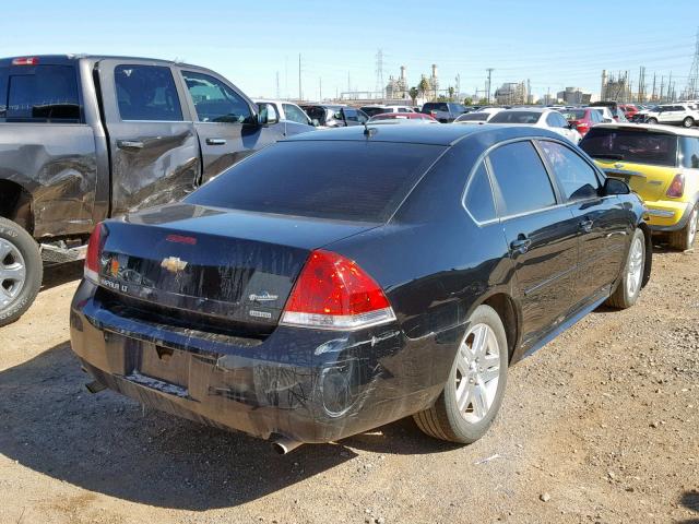 2G1WB5E33E1131545 - 2014 CHEVROLET IMPALA LIM BLACK photo 4