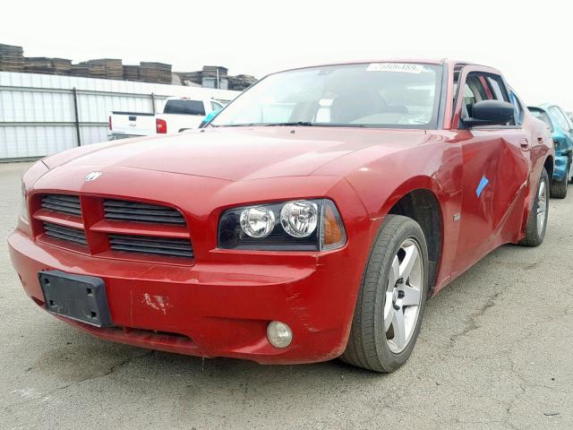 2B3KA33V19H501360 - 2009 DODGE CHARGER SX MAROON photo 2