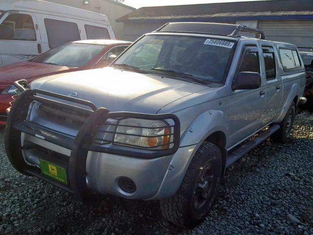 1N6ED29X53C459997 - 2003 NISSAN FRONTIER C SILVER photo 2