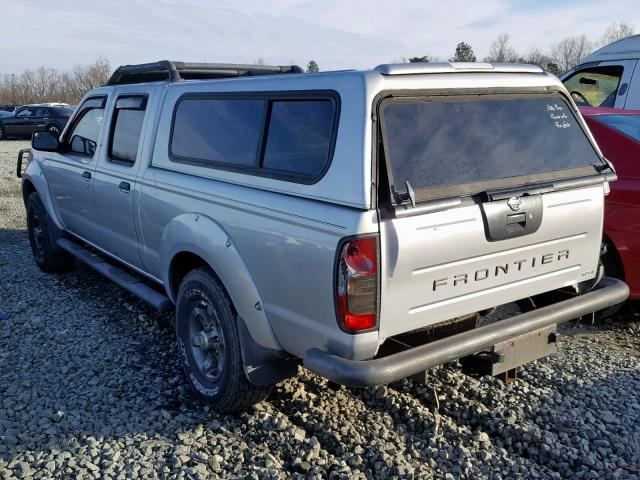 1N6ED29X53C459997 - 2003 NISSAN FRONTIER C SILVER photo 3