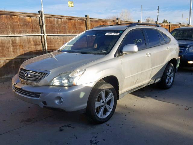 JTJHW31U160012975 - 2006 LEXUS RX 400 SILVER photo 2