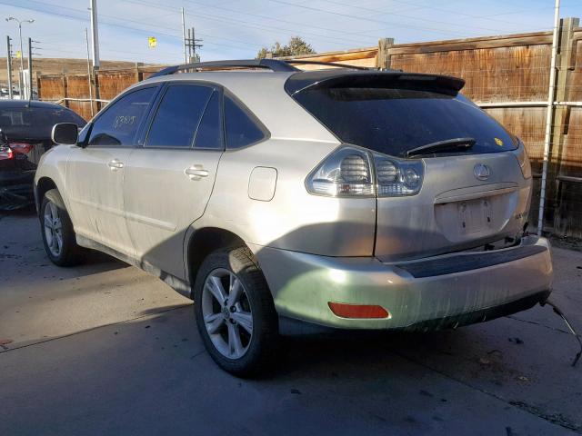 JTJHW31U160012975 - 2006 LEXUS RX 400 SILVER photo 3