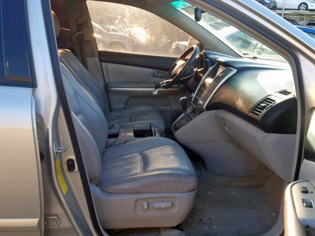 JTJHW31U160012975 - 2006 LEXUS RX 400 SILVER photo 5