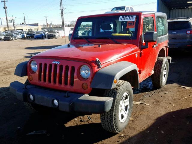 1J4AA2D13BL596314 - 2011 JEEP WRANGLER S RED photo 2