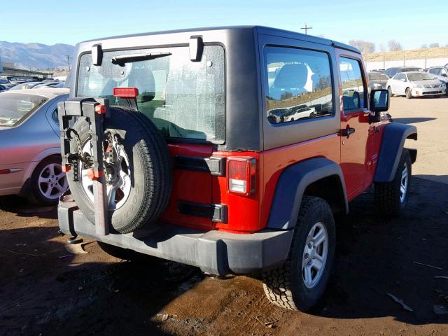 1J4AA2D13BL596314 - 2011 JEEP WRANGLER S RED photo 4