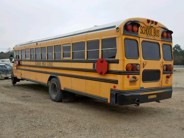 1BAKGCKH56F235471 - 2006 BLUE BIRD SCHOOL BUS YELLOW photo 3