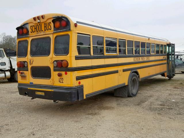 1BAKGCKH56F235471 - 2006 BLUE BIRD SCHOOL BUS YELLOW photo 4