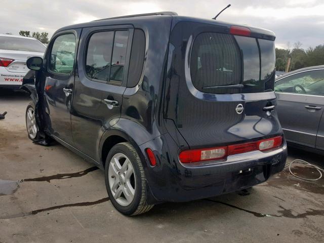 JN8AZ2KR6AT156209 - 2010 NISSAN CUBE BASE BLACK photo 3