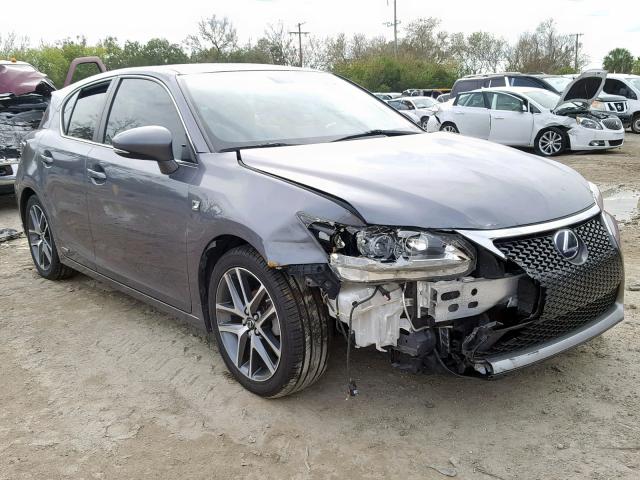 JTHKD5BH2E2175308 - 2014 LEXUS CT 200 CHARCOAL photo 1